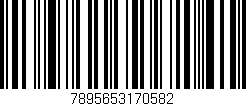 Código de barras (EAN, GTIN, SKU, ISBN): '7895653170582'