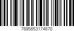 Código de barras (EAN, GTIN, SKU, ISBN): '7895653174870'