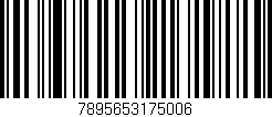 Código de barras (EAN, GTIN, SKU, ISBN): '7895653175006'