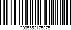 Código de barras (EAN, GTIN, SKU, ISBN): '7895653175075'