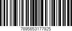 Código de barras (EAN, GTIN, SKU, ISBN): '7895653177925'