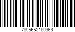 Código de barras (EAN, GTIN, SKU, ISBN): '7895653180666'