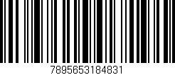 Código de barras (EAN, GTIN, SKU, ISBN): '7895653184831'