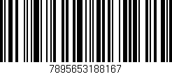 Código de barras (EAN, GTIN, SKU, ISBN): '7895653188167'