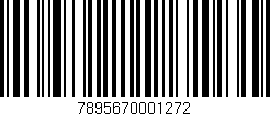 Código de barras (EAN, GTIN, SKU, ISBN): '7895670001272'