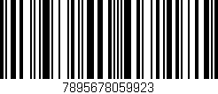 Código de barras (EAN, GTIN, SKU, ISBN): '7895678059923'