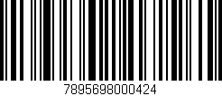 Código de barras (EAN, GTIN, SKU, ISBN): '7895698000424'