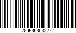 Código de barras (EAN, GTIN, SKU, ISBN): '7895698032272'