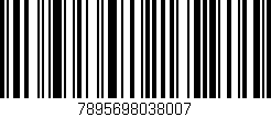 Código de barras (EAN, GTIN, SKU, ISBN): '7895698038007'