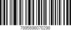 Código de barras (EAN, GTIN, SKU, ISBN): '7895698070298'