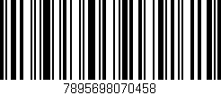 Código de barras (EAN, GTIN, SKU, ISBN): '7895698070458'