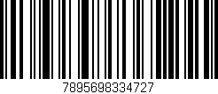 Código de barras (EAN, GTIN, SKU, ISBN): '7895698334727'