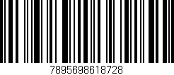 Código de barras (EAN, GTIN, SKU, ISBN): '7895698618728'