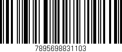 Código de barras (EAN, GTIN, SKU, ISBN): '7895698831103'