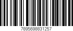 Código de barras (EAN, GTIN, SKU, ISBN): '7895698831257'