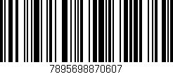 Código de barras (EAN, GTIN, SKU, ISBN): '7895698870607'