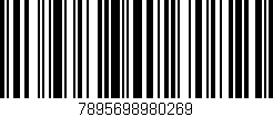 Código de barras (EAN, GTIN, SKU, ISBN): '7895698980269'