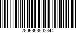 Código de barras (EAN, GTIN, SKU, ISBN): '7895698993344'