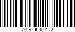 Código de barras (EAN, GTIN, SKU, ISBN): '7895700800172'