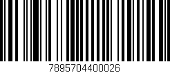 Código de barras (EAN, GTIN, SKU, ISBN): '7895704400026'