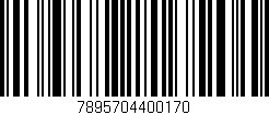 Código de barras (EAN, GTIN, SKU, ISBN): '7895704400170'