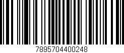 Código de barras (EAN, GTIN, SKU, ISBN): '7895704400248'