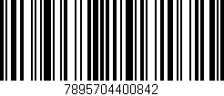 Código de barras (EAN, GTIN, SKU, ISBN): '7895704400842'