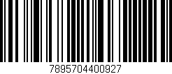 Código de barras (EAN, GTIN, SKU, ISBN): '7895704400927'