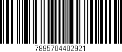 Código de barras (EAN, GTIN, SKU, ISBN): '7895704402921'