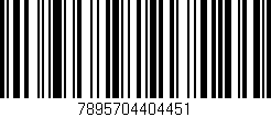 Código de barras (EAN, GTIN, SKU, ISBN): '7895704404451'