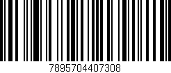 Código de barras (EAN, GTIN, SKU, ISBN): '7895704407308'