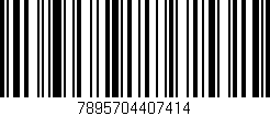 Código de barras (EAN, GTIN, SKU, ISBN): '7895704407414'