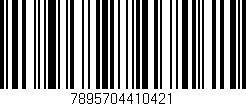 Código de barras (EAN, GTIN, SKU, ISBN): '7895704410421'