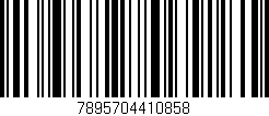 Código de barras (EAN, GTIN, SKU, ISBN): '7895704410858'