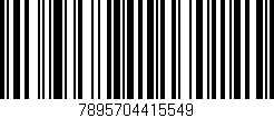 Código de barras (EAN, GTIN, SKU, ISBN): '7895704415549'