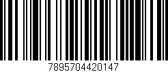 Código de barras (EAN, GTIN, SKU, ISBN): '7895704420147'