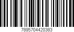 Código de barras (EAN, GTIN, SKU, ISBN): '7895704420383'
