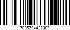 Código de barras (EAN, GTIN, SKU, ISBN): '7895704422387'