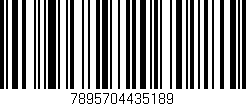 Código de barras (EAN, GTIN, SKU, ISBN): '7895704435189'