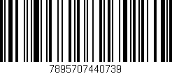 Código de barras (EAN, GTIN, SKU, ISBN): '7895707440739'
