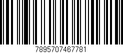 Código de barras (EAN, GTIN, SKU, ISBN): '7895707467781'