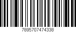 Código de barras (EAN, GTIN, SKU, ISBN): '7895707474338'