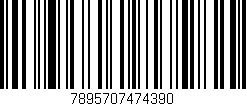Código de barras (EAN, GTIN, SKU, ISBN): '7895707474390'