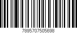 Código de barras (EAN, GTIN, SKU, ISBN): '7895707505698'