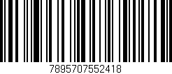 Código de barras (EAN, GTIN, SKU, ISBN): '7895707552418'