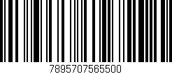 Código de barras (EAN, GTIN, SKU, ISBN): '7895707565500'