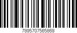 Código de barras (EAN, GTIN, SKU, ISBN): '7895707565869'