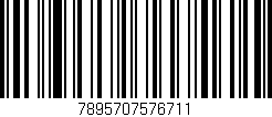 Código de barras (EAN, GTIN, SKU, ISBN): '7895707576711'