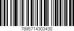 Código de barras (EAN, GTIN, SKU, ISBN): '7895714303430'