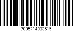 Código de barras (EAN, GTIN, SKU, ISBN): '7895714303515'